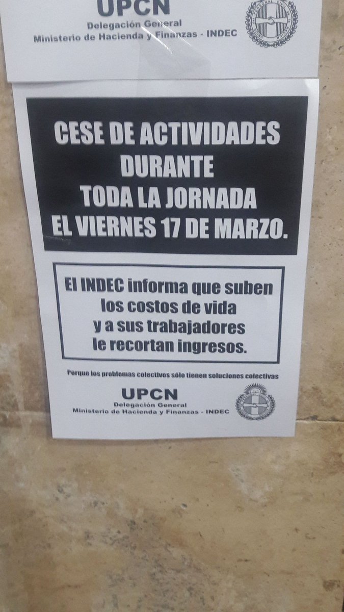 UPCN se le plantó al Indec de Macri