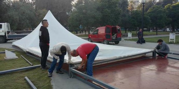 Bahía Blanca tiene su propia carpa docente