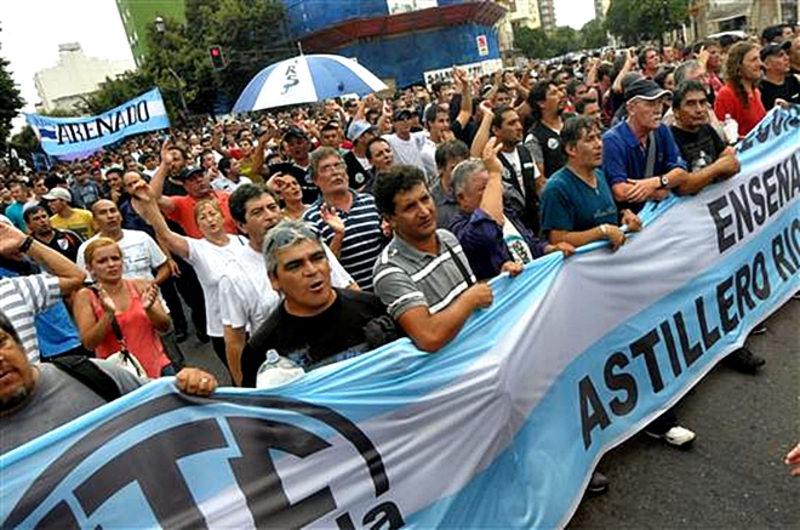 Sin respuestas de Vidal, trabajadores del Astillero Río Santiago llevarán sus demandas a La Plata