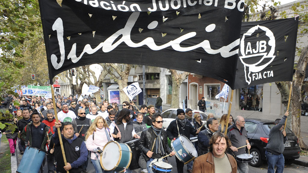 Los judiciales bonaerenses inician otro paro de 48 horas