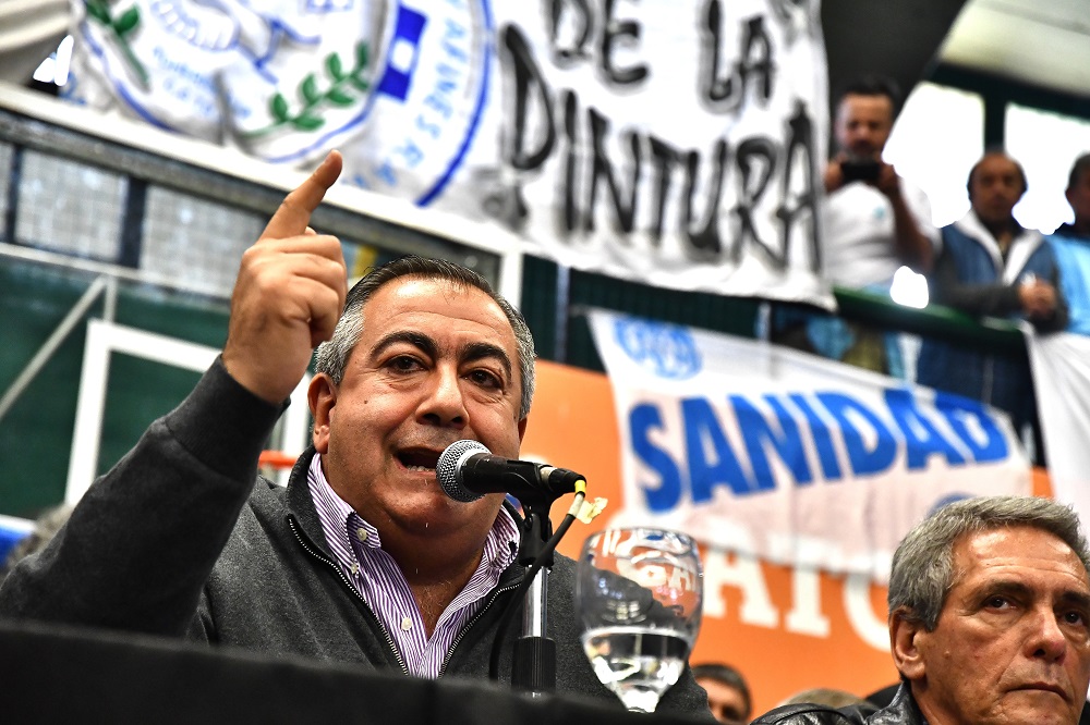 Otra vez Héctor Daer fue el elegido para manifestar el descontento con el accionar de la CGT