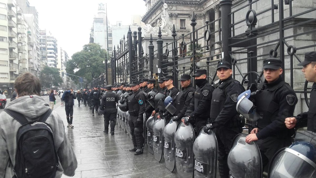 PepsiCo: la policía reprimió a los trabajadores en el Congreso