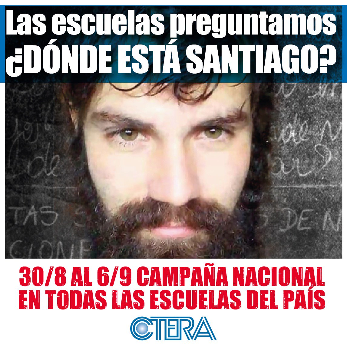 Suteba niega que la campaña por Santiago Maldonado sea un adoctrinamiento