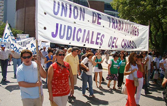 Paran por 72 horas los judiciales chaqueños