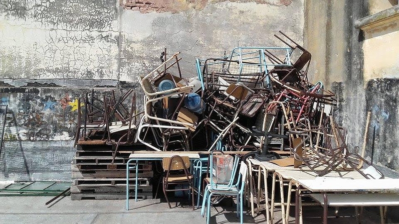 Docentes denunciaron la crisis edilicia escolar en tierras de Vidal