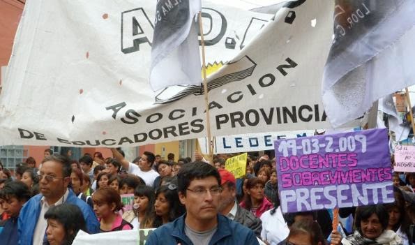 Por reapertura de paritarias, paran los docentes jujeños