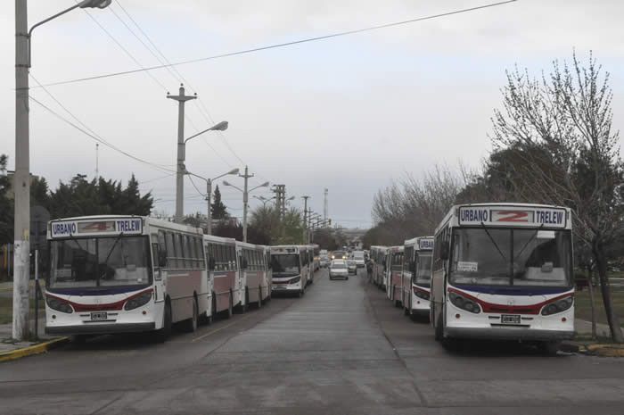 Paro total del transporte en Chubut