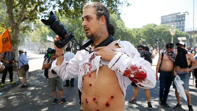 El Sindicato de Prensa repudió la agresión a periodistas y fotógrafos