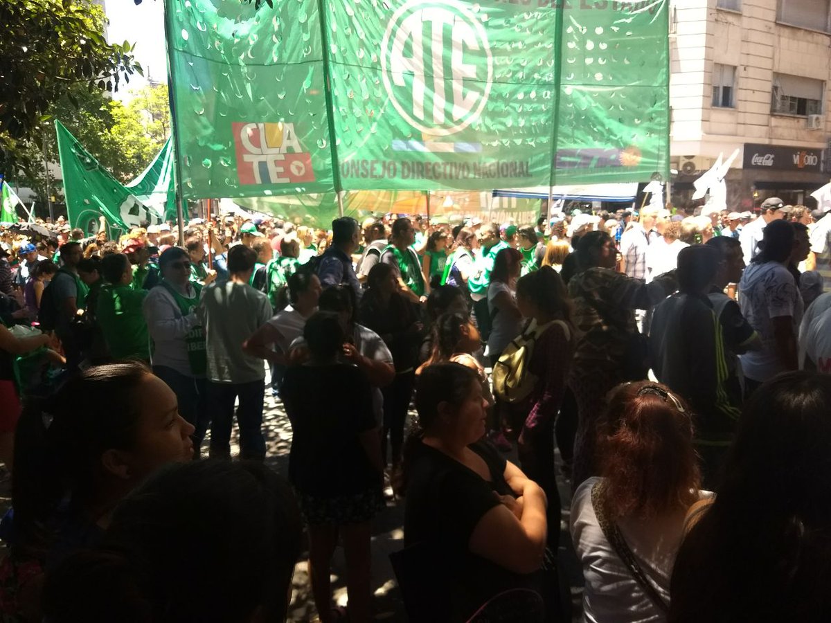 ATE extiende el paro en repudio a la represión en el Congreso