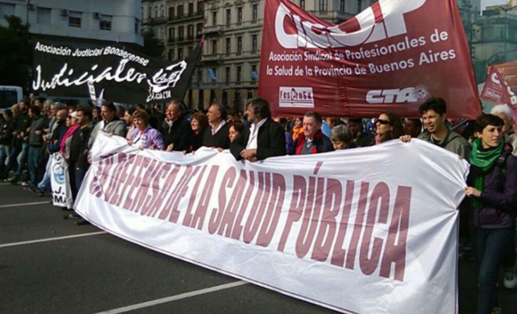 Los médicos le piden a Vidal que «jerarquice la salud pública»