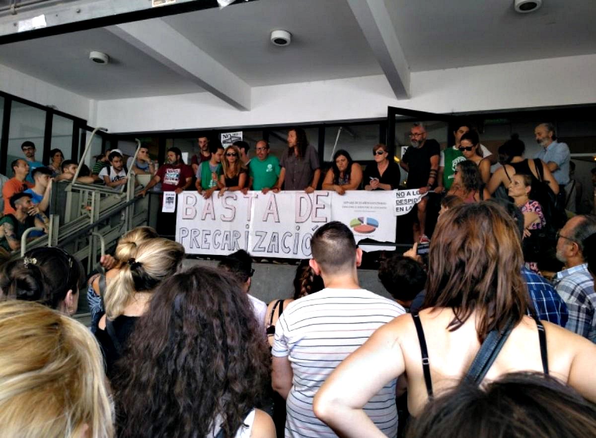 Nueva jornada de protesta de ATE contra los despidos de Vidal