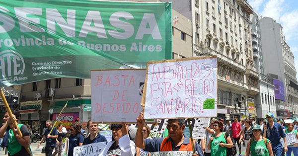 Contra los 130 despidos en el organismo, paralizan por 4 jornadas el Senasa