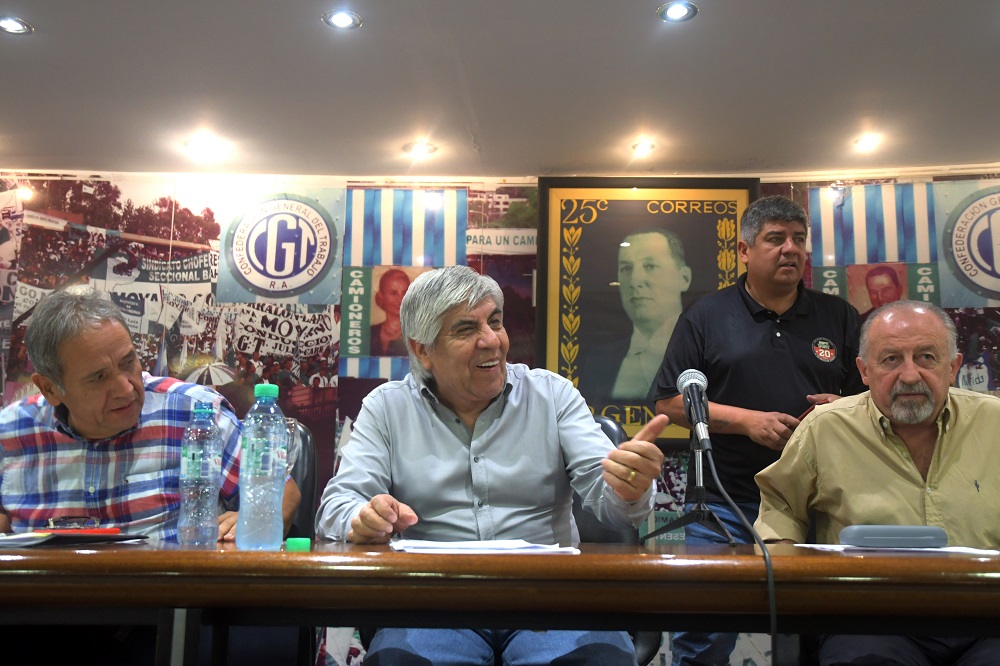 Moyano denunciará ante la OIT «persecuciones» del Estado contra el sindicalismo