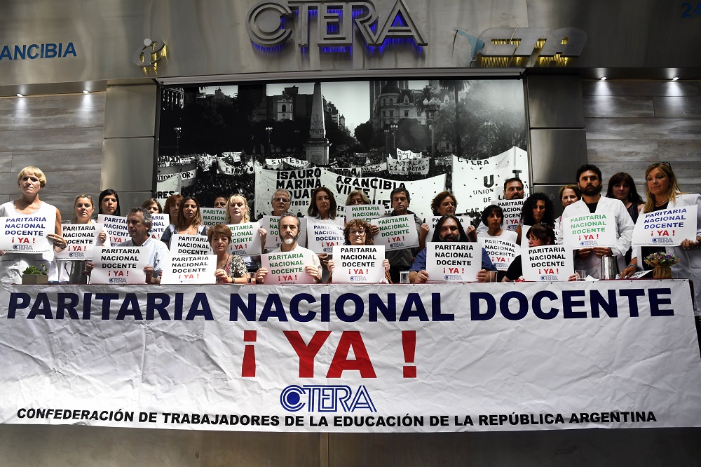 Ctera pide Paritaria Nacional Docente para evitar un inicio de clases con conflicto