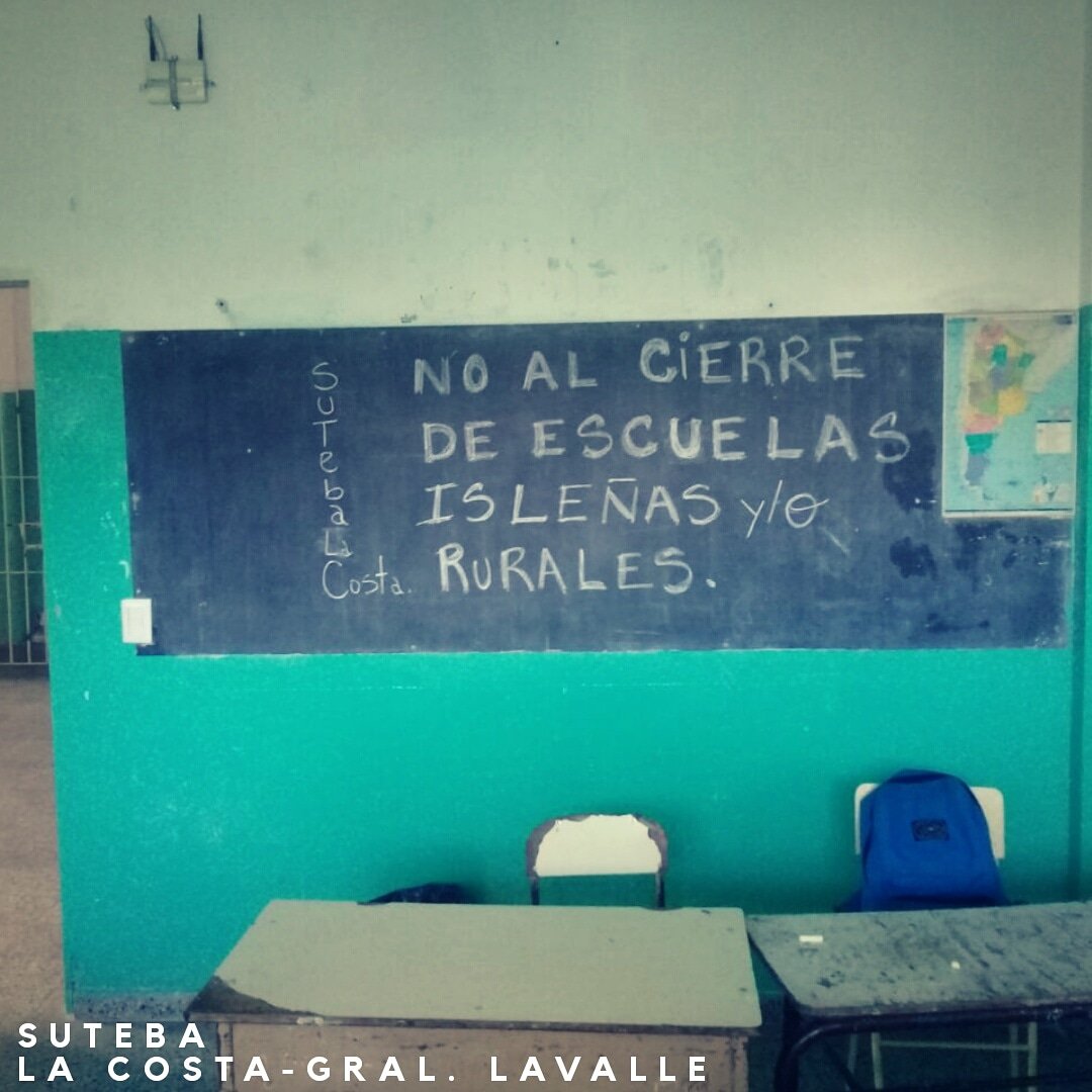 Docentes denuncian que Vidal cerró una escuela que visitó hace dos meses