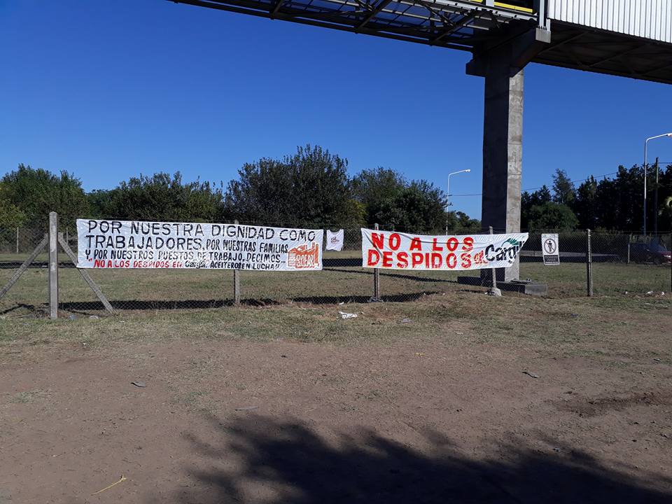 Siguen las protestas contra los despidos en Cargill