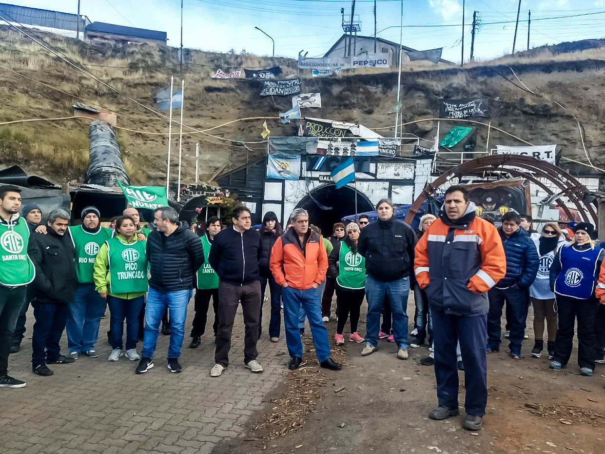 ATE va a un paro patagónico por la reincorporación de los despedidos de Río Turbio