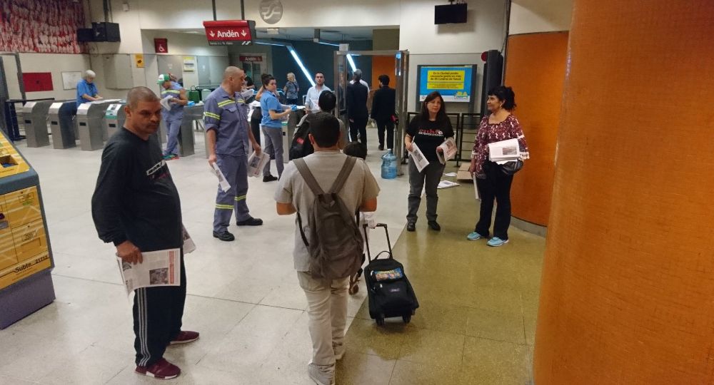 Cuarta jornada consecutiva de protesta de los Metrodelegados contra el cierre paritario de Larreta con la UTA