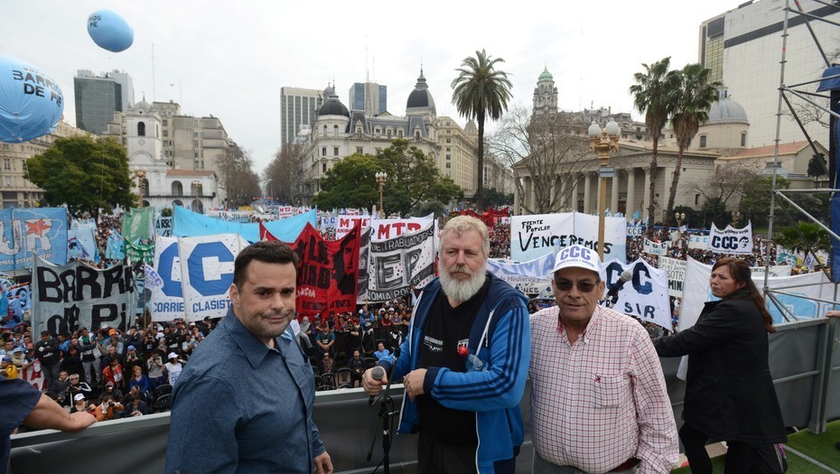 El triunvirato de San Cayetano espera unificarse en un sindicato para el 1° de mayo