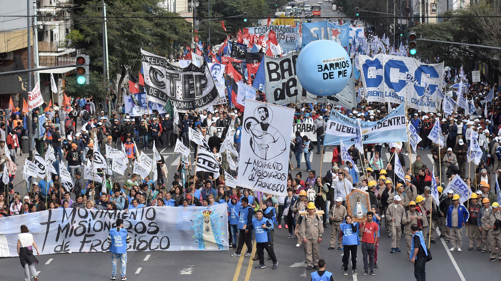 Con bendición papal y de la CGT, arranca hoy la «Marcha Federal por Pan y Trabajo»