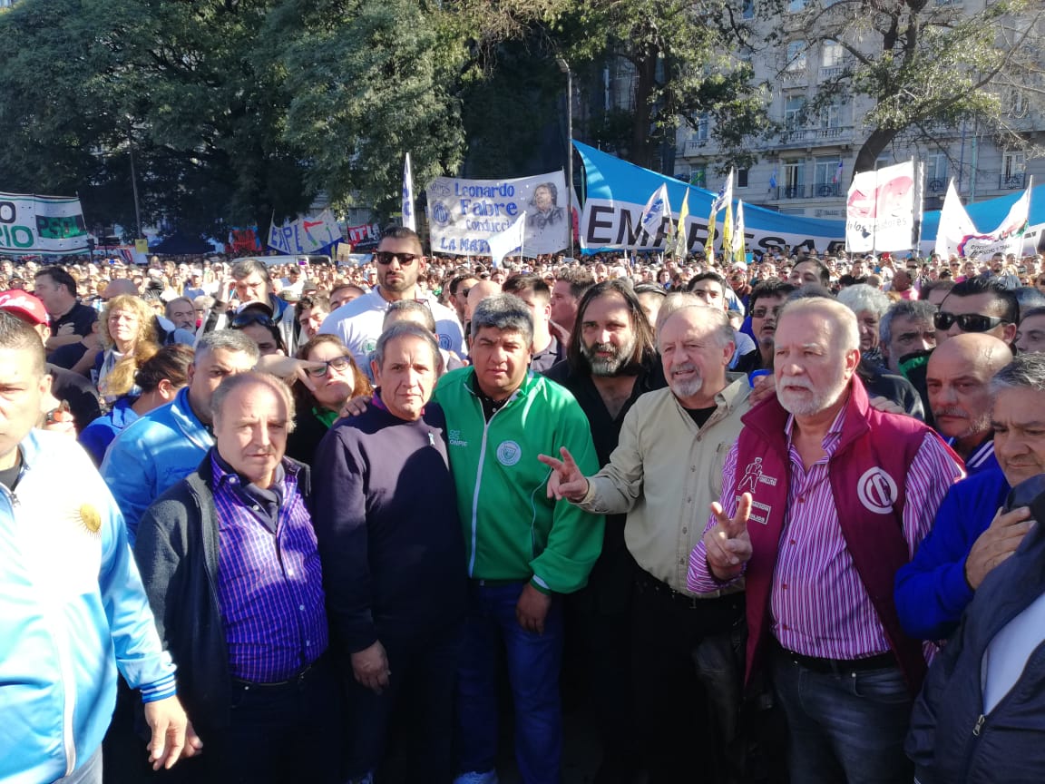 «Con Pablo coincidimos en una CGT que no esté rodeada por el Gobierno, que represente a los trabajadores»