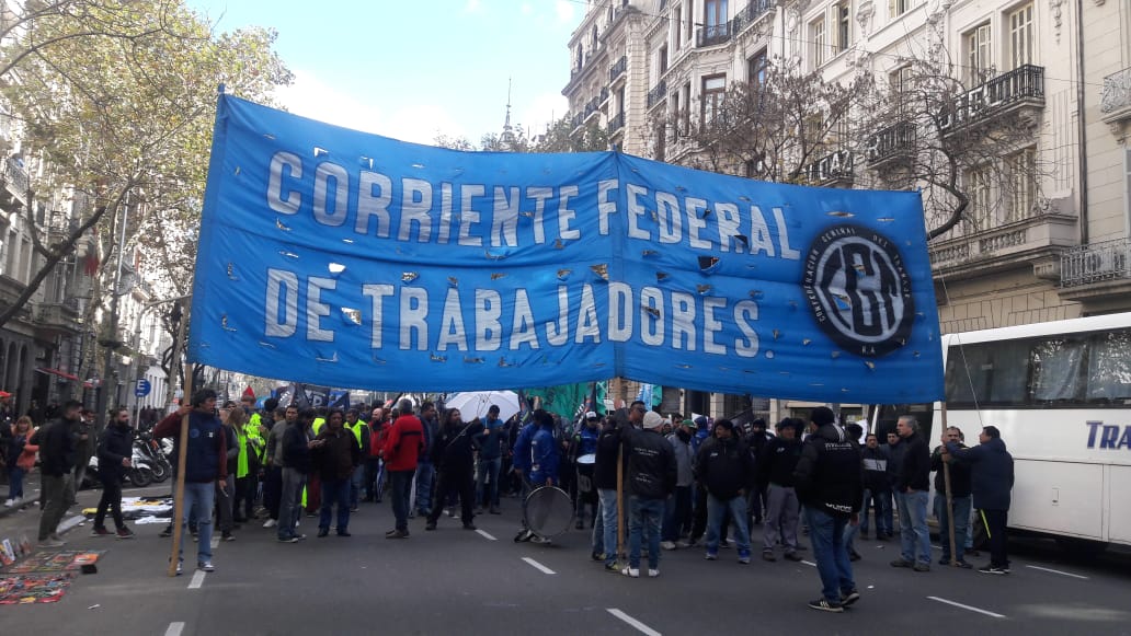 La Corriente Federal le pide a la CGT un inmediato plan de lucha