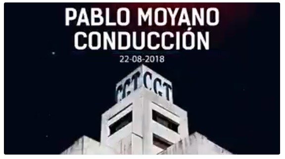 Pablo Moyano ya tiene su primer spot de campaña en la carrera para conducir la CGT