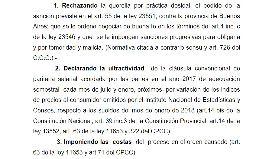 La Justicia obliga a Vidal a aplicar la cláusula gatillo para los docentes