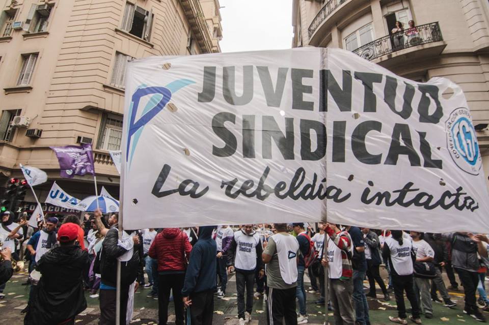 La Juventud Sindical se suma a la movilización contra la utilización de las FFAA para seguridad interior