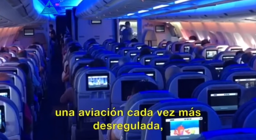 Pilotos alertan en pleno vuelo sobre los riesgos de la política aerocomercial del Gobierno