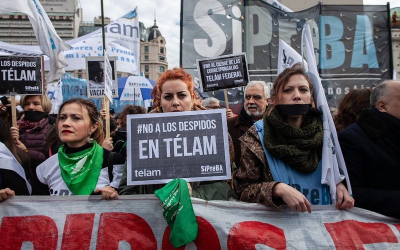 La Cámara del Trabajo fallo en contra de la reincorporación de los despedidos de Telam