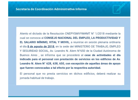 Se espera un Consejo del Salario caliente y dan asueto en Trabajo por temor a escraches