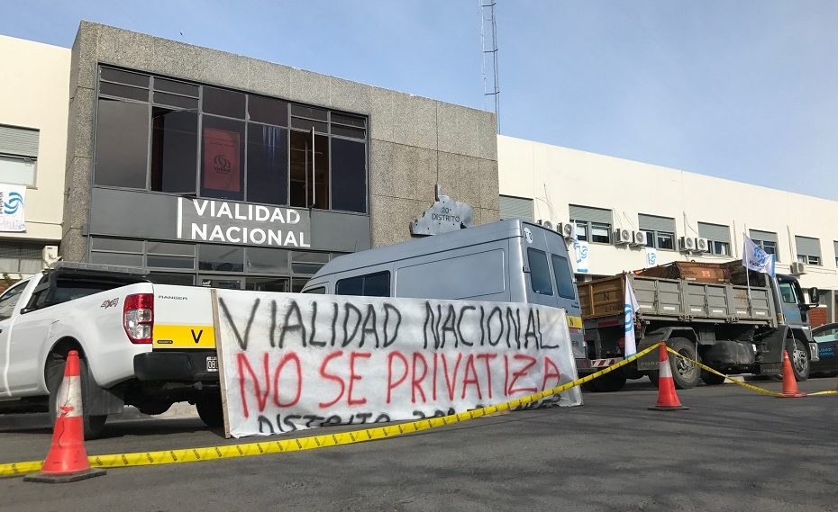 Con respaldo multisectorial, lanzan la marcha federal y contra el “desguace privatizador» de Vialidad Nacional