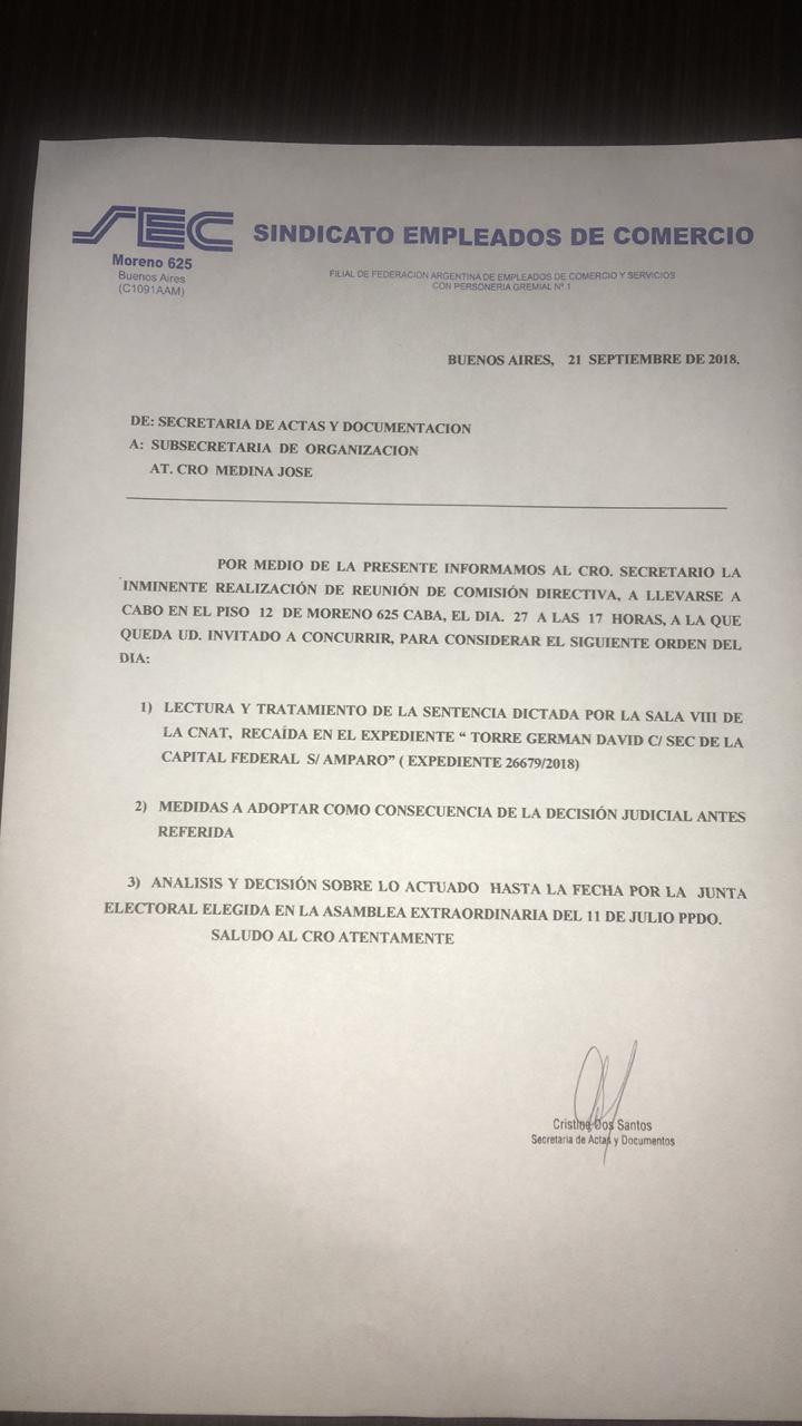 Sica avaló la suspensión de las elecciones y Cavalieri convocó al Consejo Directivo con dudas sobre el futuro