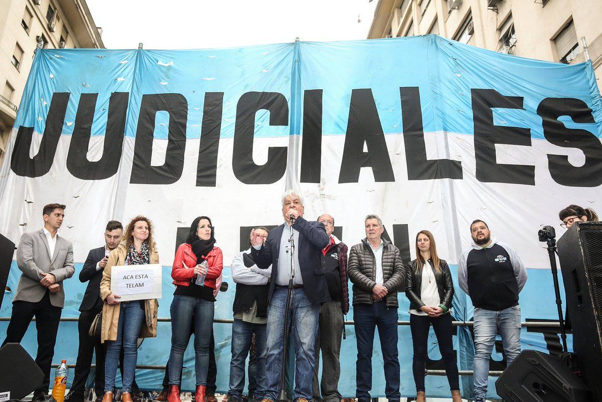 Paran y movilizan los judiciales por aumento salarial y contra el traspaso a la Ciudad