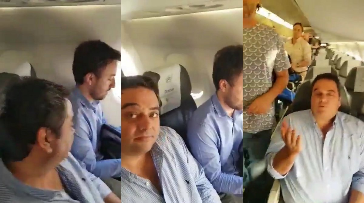 Insultaron a Triaca en medio de un viaje en avión