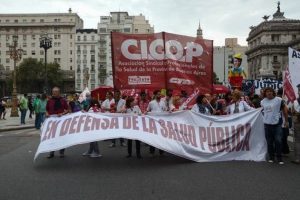 Profesionales de la salud pública bonaerense del CICOP y el Gobierno ...