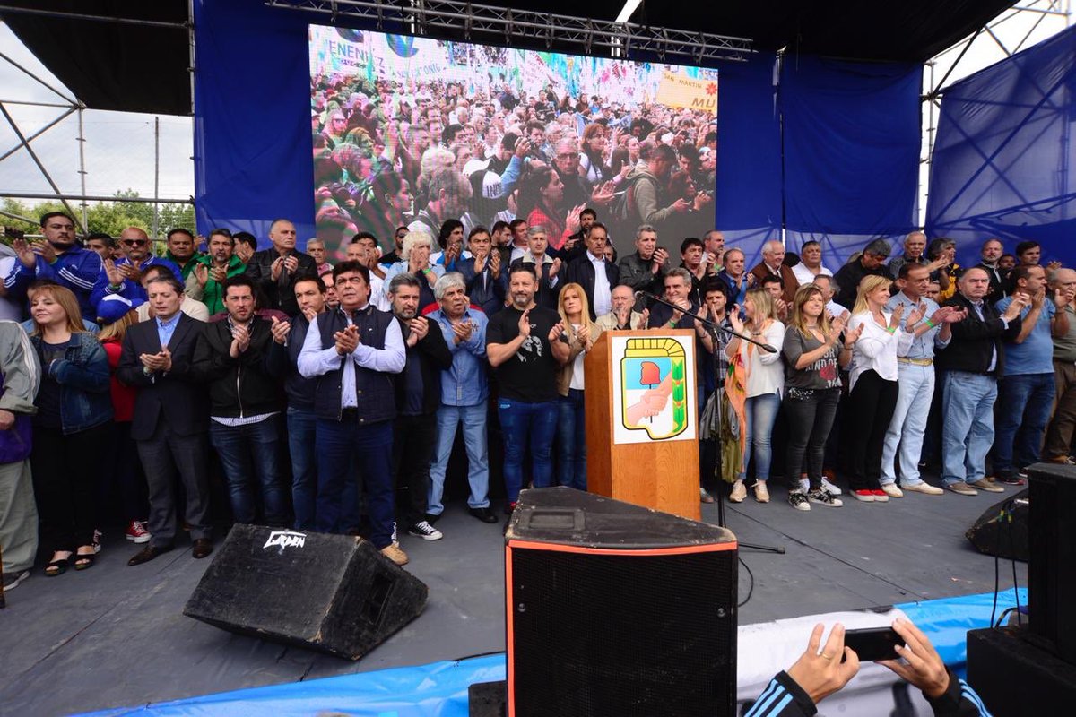 Moyano y Yasky compartieron un acto por el día de la lealtad