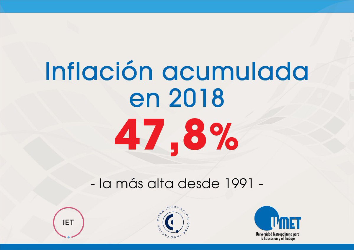 Según la medición de los gremios, la inflación de 2018 fue del 47,8%