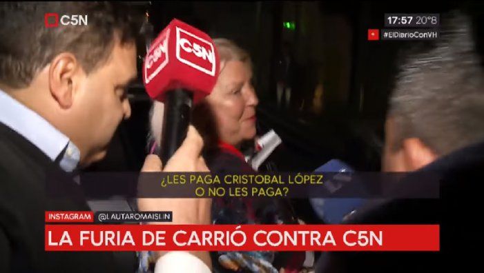 Para el gremio de televisión, las palabras de Carrió confirman que hay persecución contra C5N