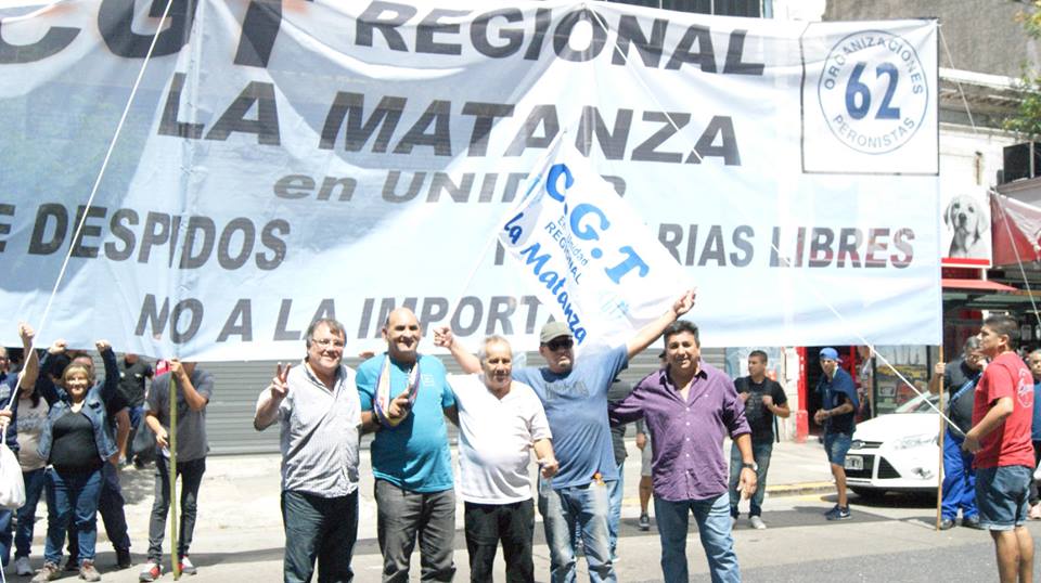 Caravana de la CGT La Matanza por la producción y el trabajo