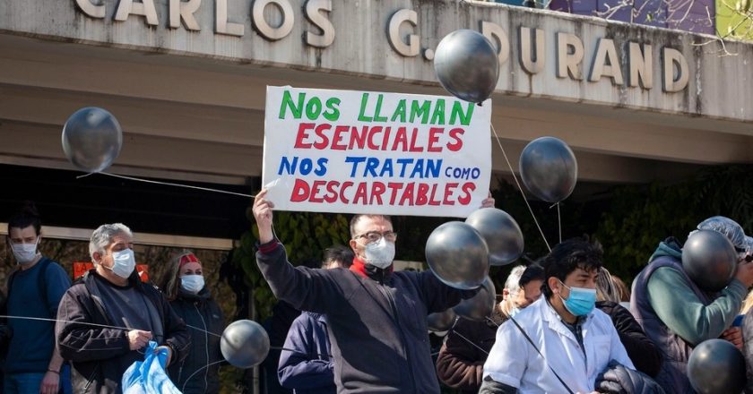 Los médicos porteños vuelven a la calle y rechazan el aumento 12 puntos abajo de la inflación que les ofrece Larreta