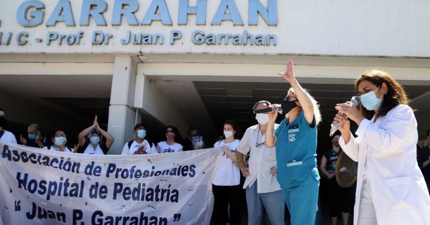 Los trabajadores del Hospital Garrahan paran contra el acuerdo de UPCN