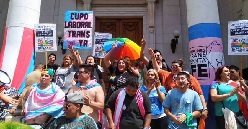 Convocan a un banderazo por ley de cupo e inclusión laboral trans en todo el país