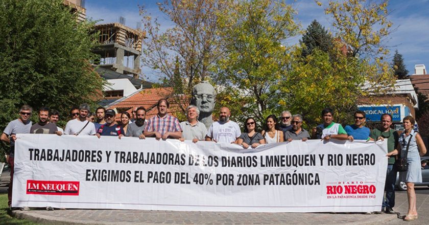 Trabajadores de prensa reclaman el pago por zona desfavorable en Neuquén, Río Negro y La Pampa