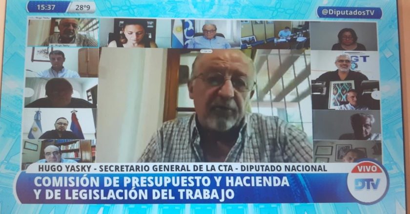 Hugo Yasky: “El nuevo mínimo no imponible servirá a la reactivación del mercado interno”