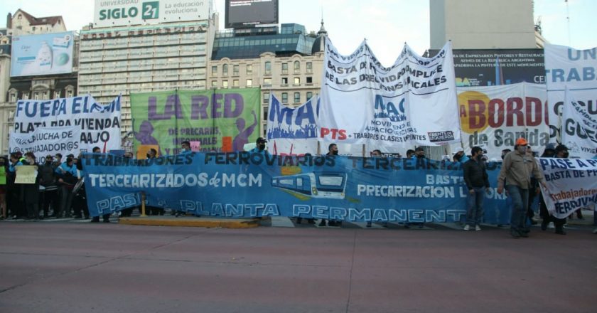 Fragmentado, el sindicalismo clasista encara marchas y movilizaciones para reclamar un Salario Mínimo de 60 mil pesos