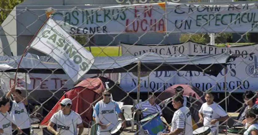 Inédito: condenan a gremialistas a pagar $ 15.5 millones a un casino por una protesta de 18 días que «excedió el ejercicio de la libertad sindical»