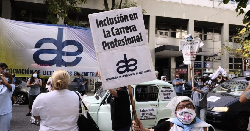 Personal de enfermería realizará una Marcha de Antorchas en CABA: «Necesitamos el respaldo de la comunidad»