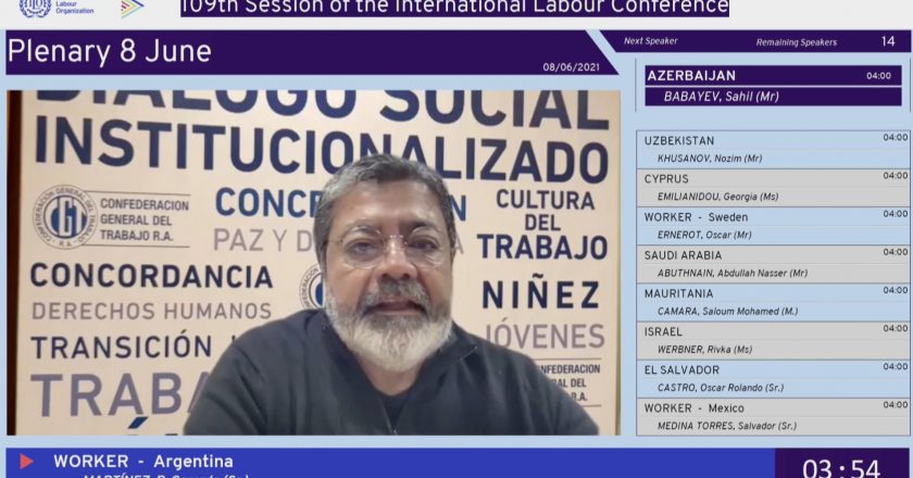 Gerardo Martínez tildó de «populismo de derecha» al macrismo y reclamó un nuevo «Plan Marshall» de recuperación para los países endeudados